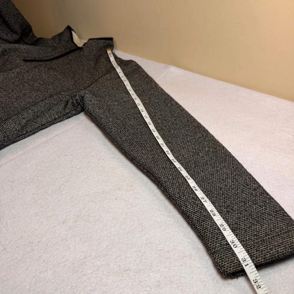 Orvis Men XL Classic‎ Collection Gray Textured Sherpa 1/4 Zip Pullover Jacket